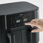 Severin FR2463 Friteuse à Air Double Cuve 8L Noir