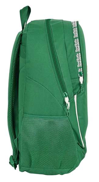 Safta Mochila Adapt.Carro Reciclado Real Betis Balompie - Sac à dos 32x44x16 cm en polyester recyclé 600D, vert Safta Mochila Adapt.Carro Reciclado Real Betis Balompie - Sac à dos 32x44x16 cm en polyester recyclé 600D, vert