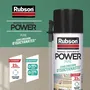 Rubson - Lot de 2 aérosols de mousse expansive polyuréthane Power Pure, 21 L, adhérence multi-supports, isolant thermique et acoustique, ponçable et peinture