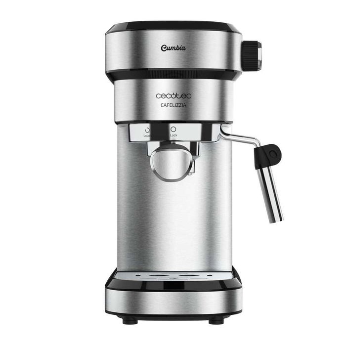 Cecotec Cafetière Électrique Cafelizzia Steel 1,2 L 850W 20 bar espresso cappuccino