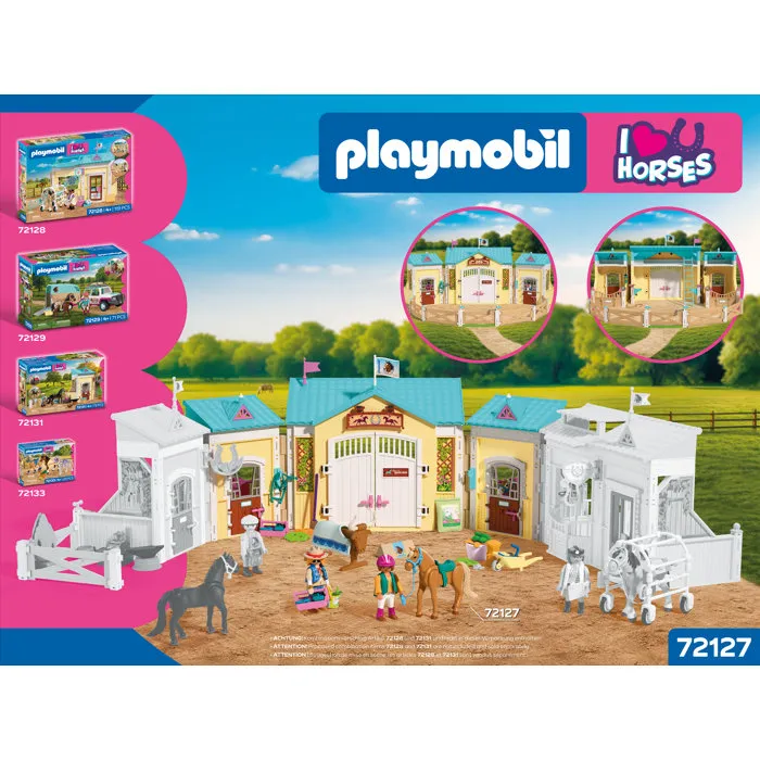 Playmobil I love horses 72127 Grand centre équestre & 2 chevaux Playmobil I love horses 72127 Grand centre équestre & 2 chevaux