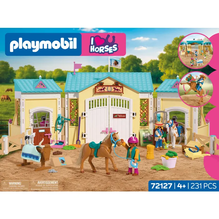 Playmobil I love horses 72127 Grand centre équestre & 2 chevaux Playmobil I love horses 72127 Grand centre équestre & 2 chevaux