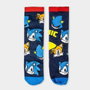 Sonic - Pack de chaussettes 4 pièces - Taille unique pointure 31-34 - Enfant à partir de 3 ans - Multicolore