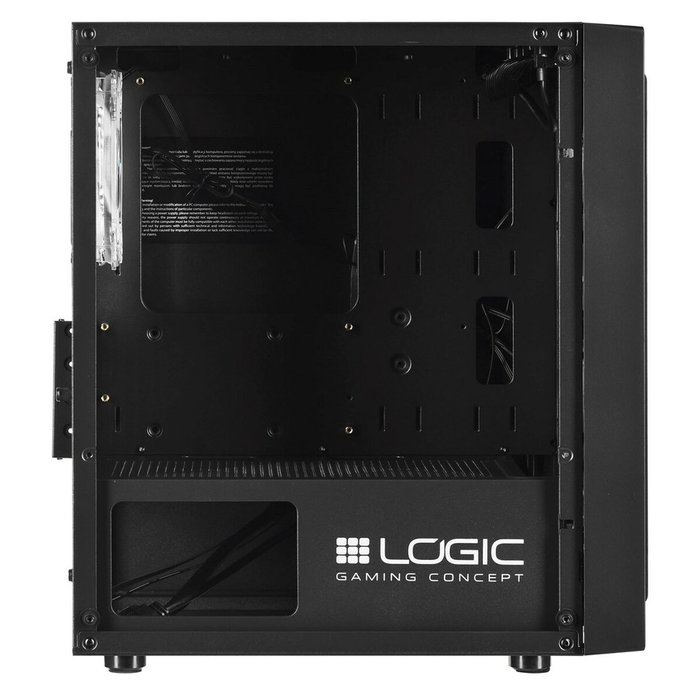 Boîtier ATX semi-tour Logic ATOS ARGB Noir Boîtier ATX semi-tour Logic ATOS ARGB Noir
