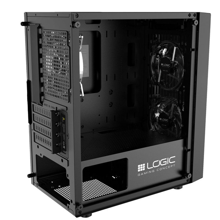 Boîtier ATX semi-tour Logic ATOS ARGB Noir Boîtier ATX semi-tour Logic ATOS ARGB Noir