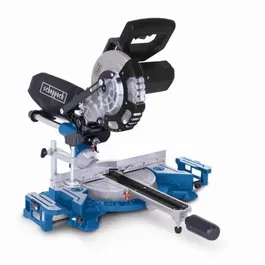 Scheppach HM 185 Scie à onglet radiale 1400 W avec laser, lame Ø 185 mm pour bois, largeur de coupe 240 mm