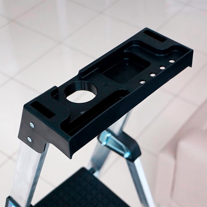 Persum Échelle professionnelle Delux 6 marches en aluminium