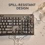 Logitech MK370 - Combo clavier et souris sans fil pour entreprise, clavier résistant aux éclaboussures et souris silencieuse avec connectivité USB/BT
