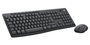 Logitech MK370 - Combo clavier et souris sans fil pour entreprise, clavier résistant aux éclaboussures et souris silencieuse avec connectivité USB/BT