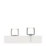KIMERA HELSE Profil Aluminium Anodisé Noir avec Diffuseur Opal, Bouchons et Clips de Fixation 2.02m