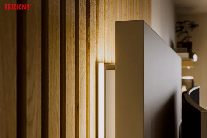 KIMERA HELSE Profil Aluminium Anodisé Noir avec Diffuseur Opal, Bouchons et Clips de Fixation 2.02m