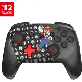 Turtle Beach Rematch - Manette de jeu sans fil officielle pour Nintendo Switch 2 - Design Super Mario Jump - Sticks TMR - Bouton C et commandes de mouvements