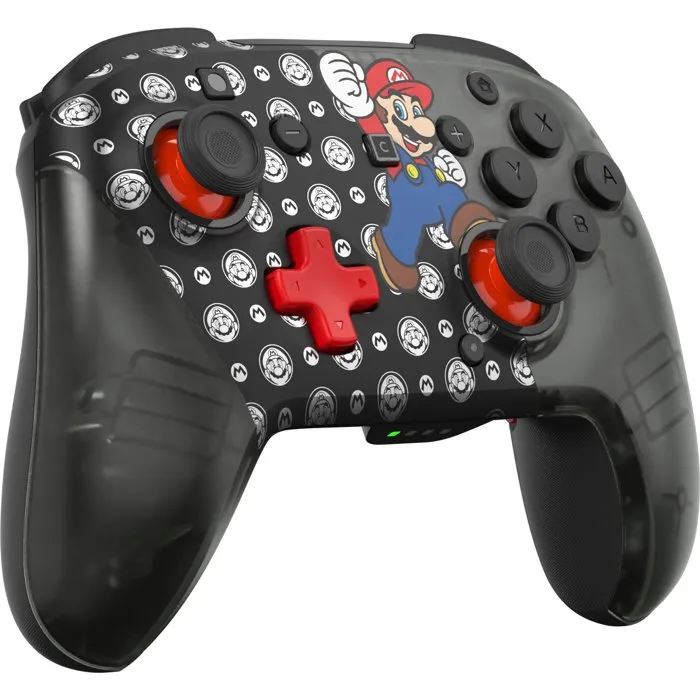 Turtle Beach Rematch - Manette de jeu sans fil officielle pour Nintendo Switch 2 - Design Super Mario Jump - Sticks TMR - Bouton C et commandes de mouvements