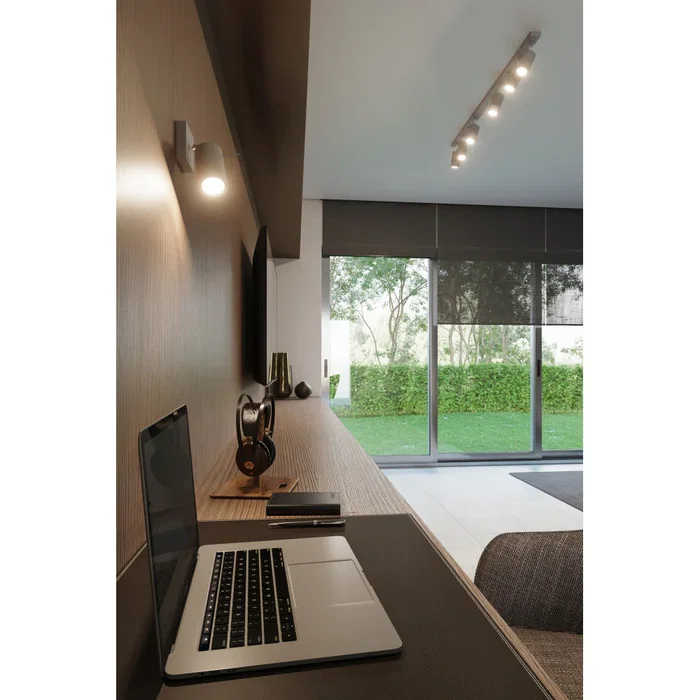 Ring Applique murale ou plafond orientable multispots design moderne, réglage individuel des lumières, modèle SOL-SL0727