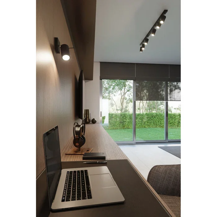 Ring Applique murale ou plafond orientable multispots design moderne, réglage individuel des lumières, modèle SOL-SL0727