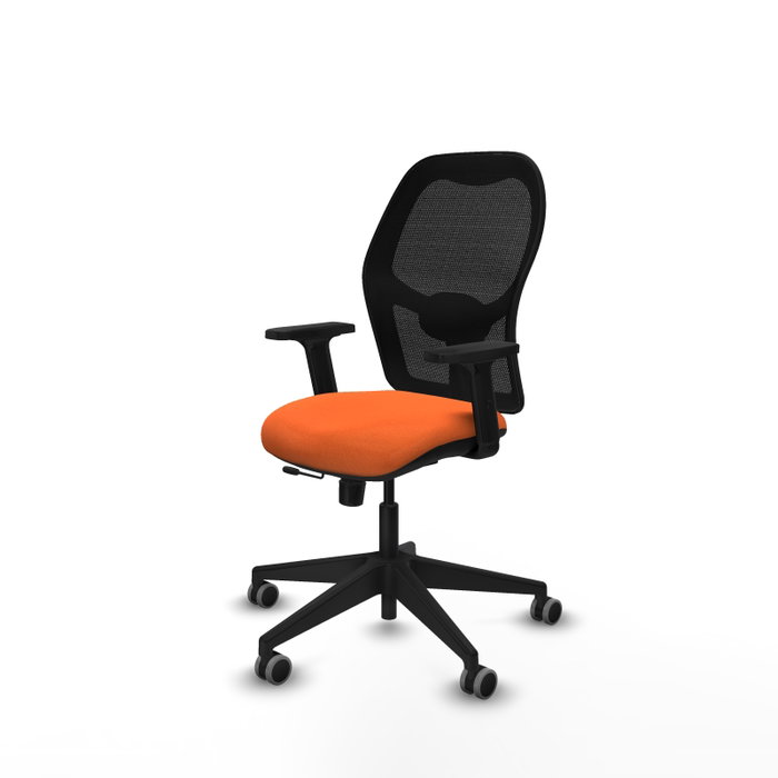 PIQUERAS Y CRESPO Chaise Alocén Synchrone Orange et Noir PIQUERAS Y CRESPO Chaise Alocén Synchrone Orange et Noir