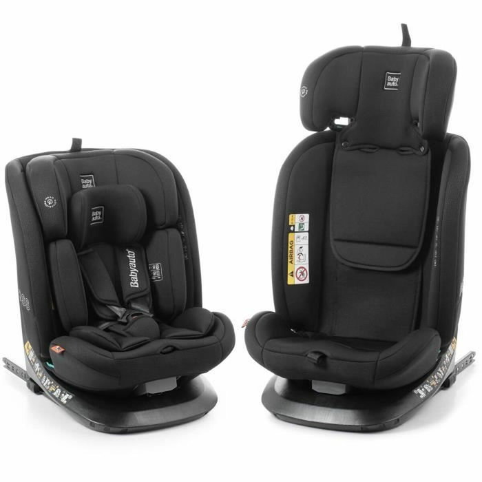 Babyauto ACROSS Siège auto Pivotant 360° Noir, 40-150 cm, Groupe 0/1/2/3 Babyauto ACROSS Siège auto Pivotant 360° Noir, 40-150 cm, Groupe 0/1/2/3