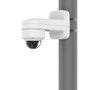Hanwha Wall&Pole Mount - Support mural et sur poteau en aluminium et polycarbonate (PC) - Dimensions 318.5x137x183mm - Compatible avec nombreuses caméras