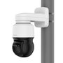 Hanwha Wall&Pole Mount - Support mural et sur poteau en aluminium et polycarbonate (PC) - Dimensions 318.5x137x183mm - Compatible avec nombreuses caméras