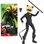 Bandai Poupée Mannequin Miraculous Chat Noir 26 cm - Réplique de Personnage de Série