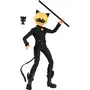 Bandai Poupée Mannequin Miraculous Chat Noir 26 cm - Réplique de Personnage de Série