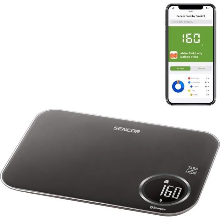 Sencor SKS 7078BK - Balance de cuisine électronique noire