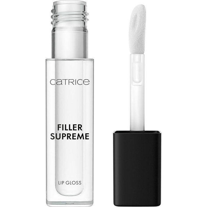 Catrice Filler Supreme Gloss à Lèvres N° 010 Low Drama - Effet Volumateur 12h, Brillance Intense, Hydratation à l'Acide Hyaluronique et Peptides, 3.2 ml