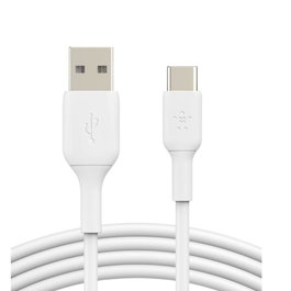 Belkin CAB001BT2MWH Câble USB-A vers USB-C 2 m Blanc Charge et Synchronisation