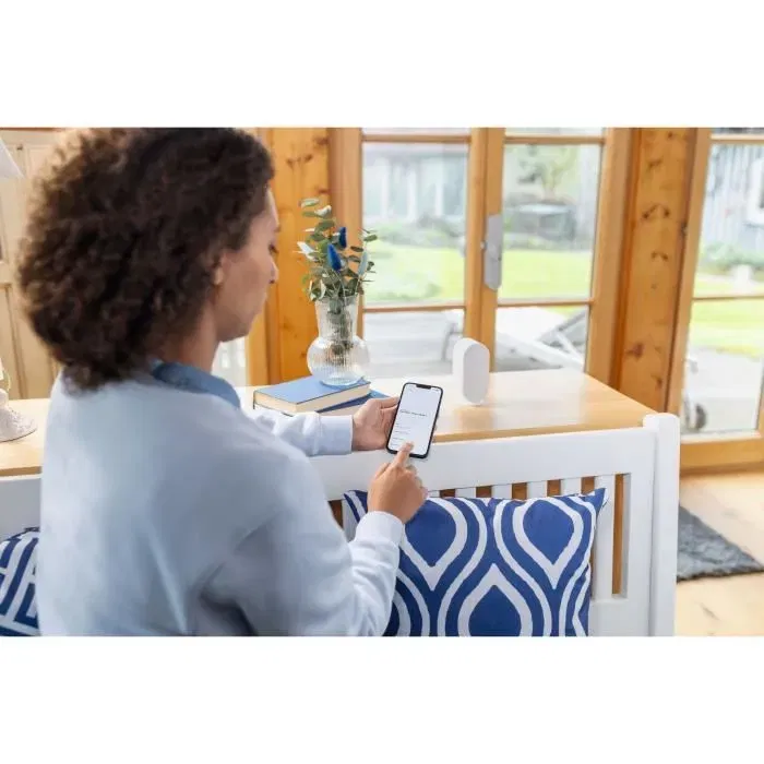 Abus Passerelle Bridge One CFW4100W Blanc - Connecteur Wi-Fi pour Serrures Intelligentes, Gestion à Distance via Application