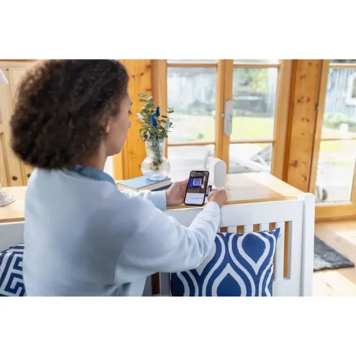 Abus Passerelle Bridge One CFW4100W Blanc - Connecteur Wi-Fi pour Serrures Intelligentes, Gestion à Distance via Application