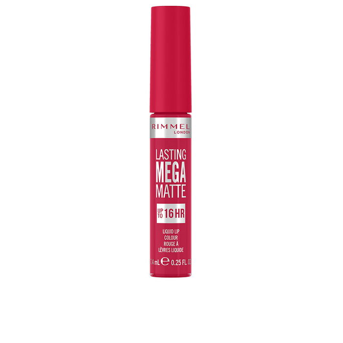 Rimmel London Rouge à Lèvres Liquide Lasting Mega Matte 910-fuchsia flush 7.4ml Vegano Waterproof Rimmel London Rouge à Lèvres Liquide Lasting Mega Matte 910-fuchsia flush 7.4ml Vegano Waterproof