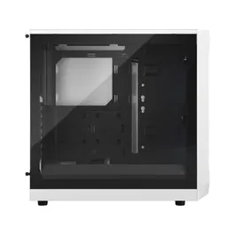 Fractal Design Focus 2 Boîtier PC Blanc avec Panneau Latéral en Verre Teinté Clair et Éclairage RGB