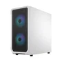 Fractal Design Focus 2 Boîtier PC Blanc avec Panneau Latéral en Verre Teinté Clair et Éclairage RGB