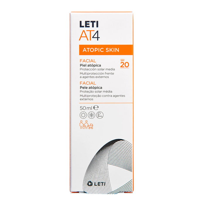Leti Pharma Crème visage LETIAT4 SPF20 50 ml
