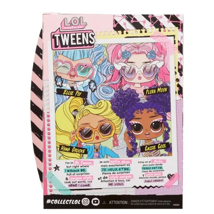 L.O.L. Surprise! Tweens Poupée Mannequin Articulée Flora Moon 24 cm 2 Tenues Accessoires A Partir De 4 Ans