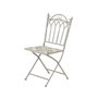 Basics Chaise Pliante Bistro Métal/Mosaïque Marrakech pour Extérieur 38 x 50 x 89 cm