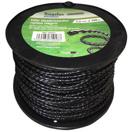Riegolux RGX Hilo fil de débroussailleuse nylon 3,3mm x 100m noir