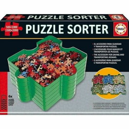Educa Organisateur de pièces de puzzle - 6 plateaux empilables