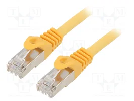 GEMBIRD Cordon de raccordement Cat 6a S/FTP 5m jaune