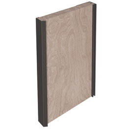 HERRAJES ALK Profil tirador Capri 2,70 argent mat et gris