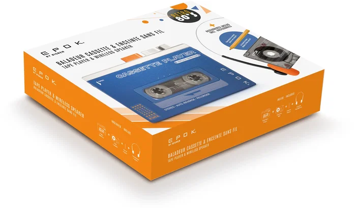 Bigben Baladeur Cassette REWIND+ Bluetooth - Bleu