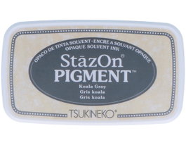 Tsukineko STAZON PIGMENT Tampon encreur gris opaque