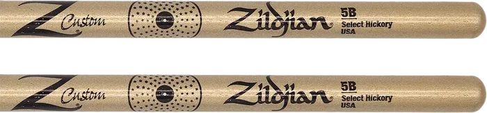 Zildjian Baquetas Z Custom Le 5B Nylon Gold Chroma - Édition Limitée