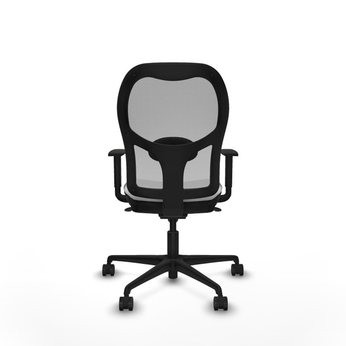 Piqueras y Crespo Chaise de Bureau Jorquera Blanc et Gris