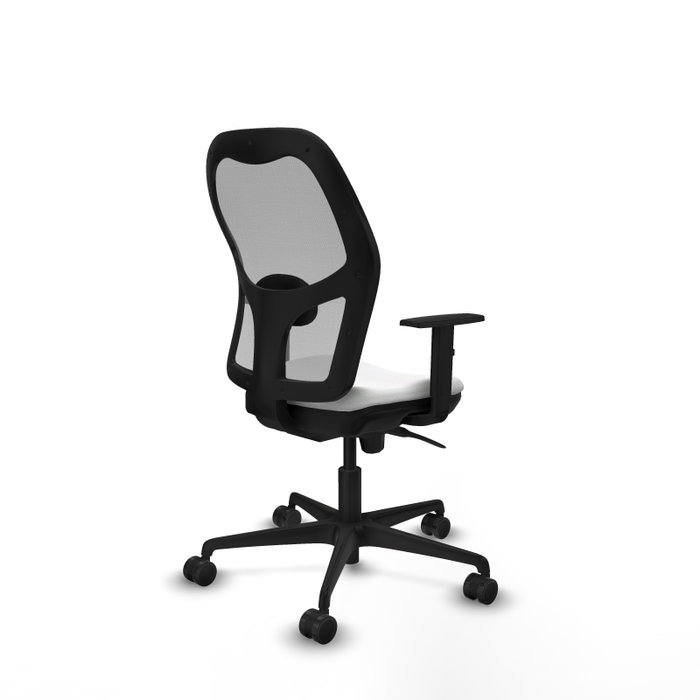 Piqueras y Crespo Chaise de Bureau Jorquera Blanc et Gris