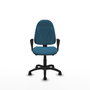 PIQUERAS Y CRESPO Chaise de bureau Algarra Vert pétrole