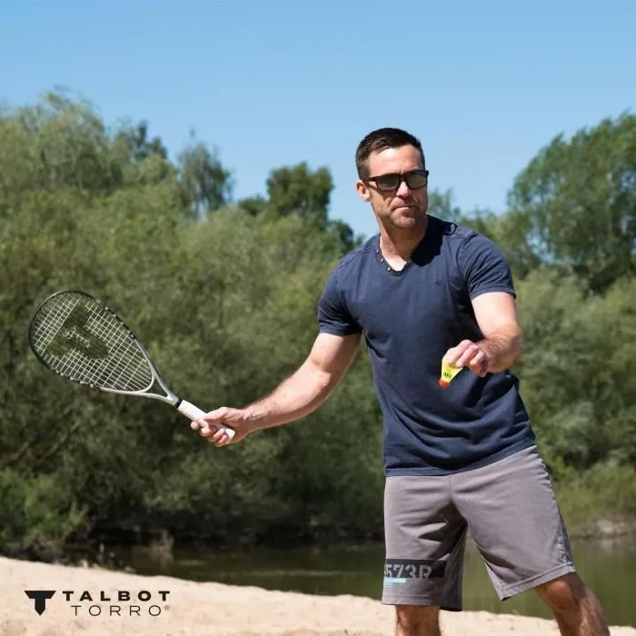 Schildkröt Set de Speedbadminton Speed 7700 LED - Set complet avec raquettes graphite, navettes LED et sac à dos