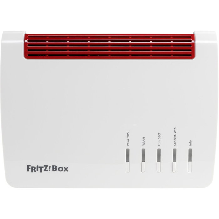 AVM FRITZ!Box 7530 AX Routeur Wi-Fi 6 Gigabit avec DSL - Red on White AVM FRITZ!Box 7530 AX Routeur Wi-Fi 6 Gigabit avec DSL - Red on White