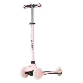 MONDO On and Go Tripper Trottinette 3 Roues pour Enfants - Guidon Réglable 3 Positions, Roues Lumineuses, Capacité 30 kg - Rose