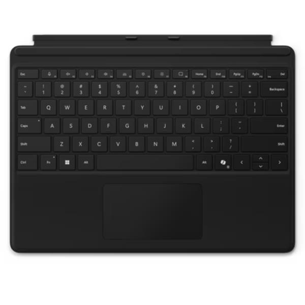 Microsoft Clavier Surface Pro 12 Pouces Gris Espagnol - Cover avec Touchpad Alcantara